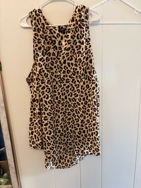 torrid Leopard Print Tank Top - Beige and Brown